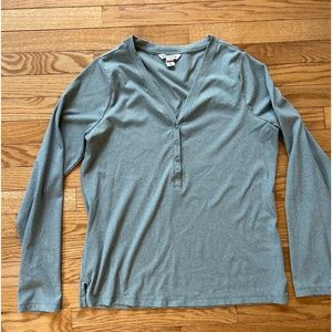 Athleta brand Henley top Size XL.